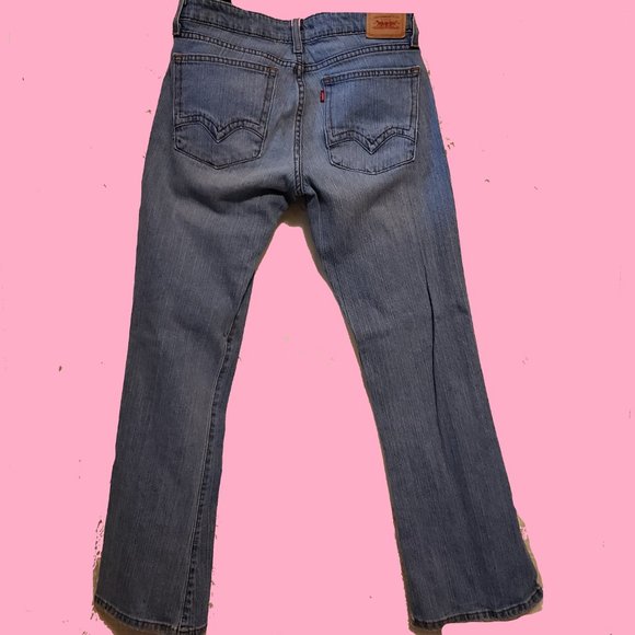 Levis Skinny Boot Cut Jeans - Size: 11 M - Picture 2 of 8